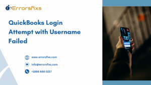 QuickBooks Login Attempt with Username Failed